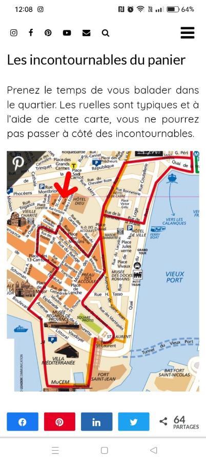 Cosy 40M2 City Center 'Le Panier' Marseilles Exterior foto